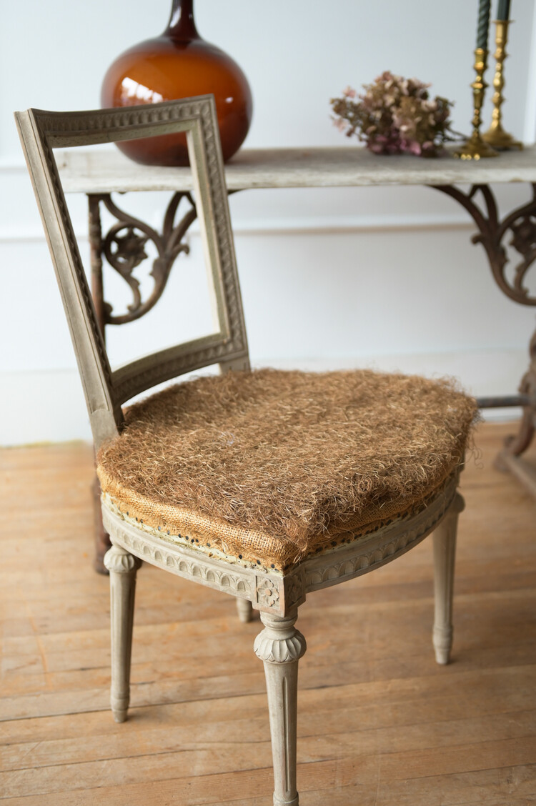 Vintage Gustavian Style Chairs, set of four