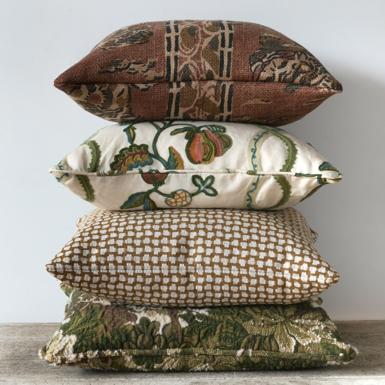 Scalamandré Ridge Edge Cushion