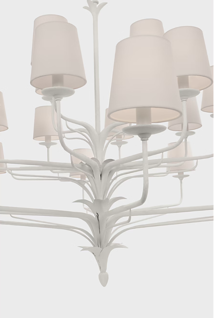 Amalfi 50" Three-Tiered Chandelier by Visual Comfort