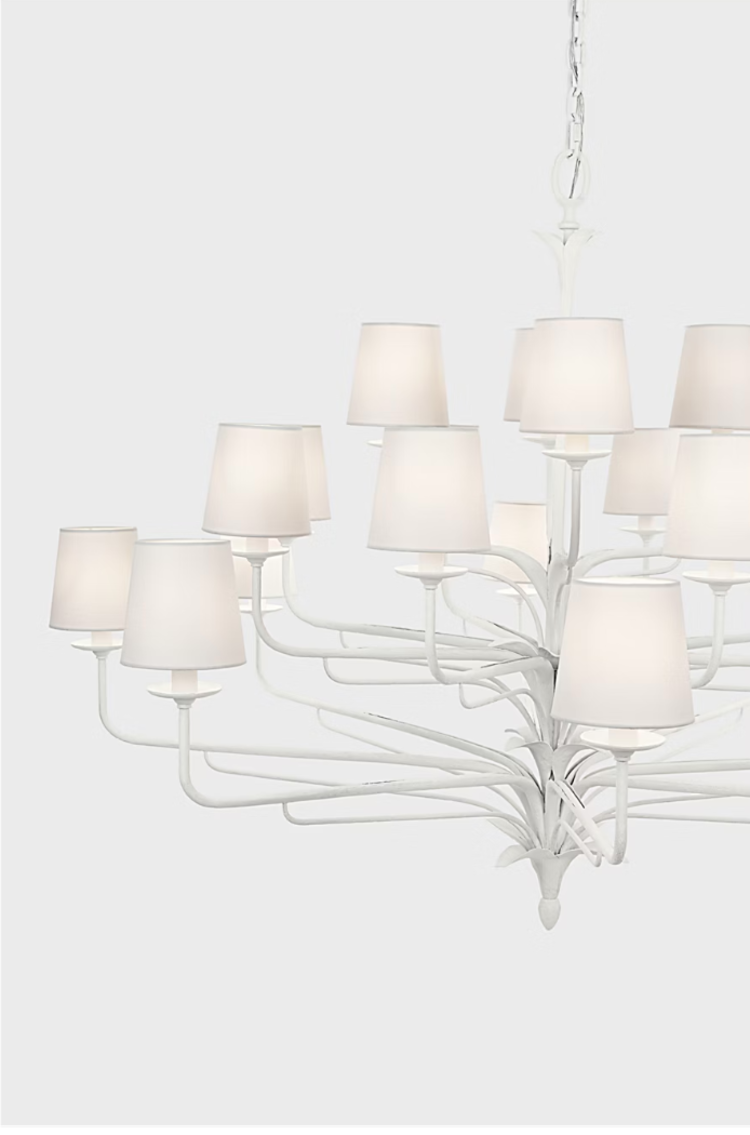 Amalfi 50" Three-Tiered Chandelier by Visual Comfort