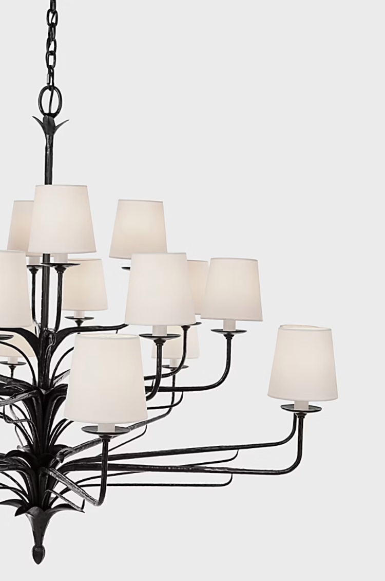 Amalfi 50" Three-Tiered Chandelier by Visual Comfort