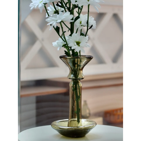 Porta Candele Fumé Candle Holder