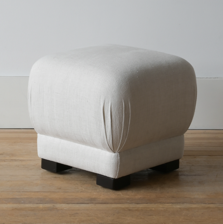 Gild Mushroom Footstool Ottoman in Velvet