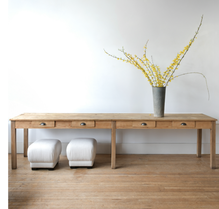 Gild Mushroom Footstool Ottoman in Velvet