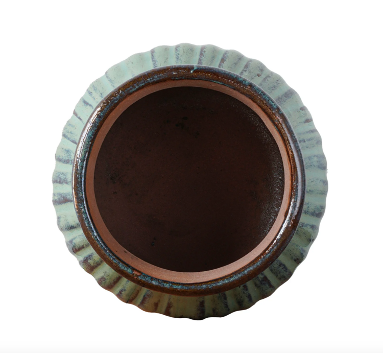 Vintage Vintage Celadon Pantry Jar