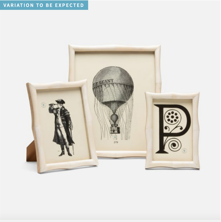 Oslo Frame, Natural Bone Finish