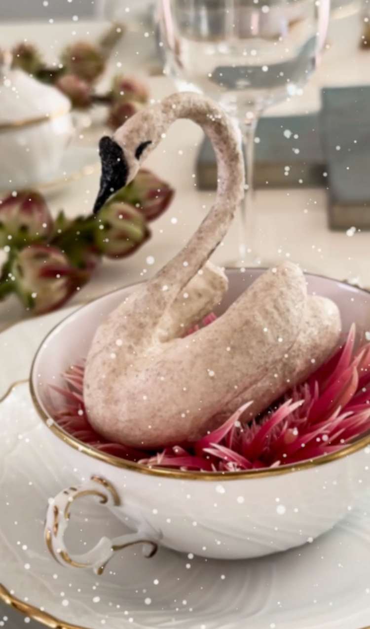 Handmade Swan Ornament