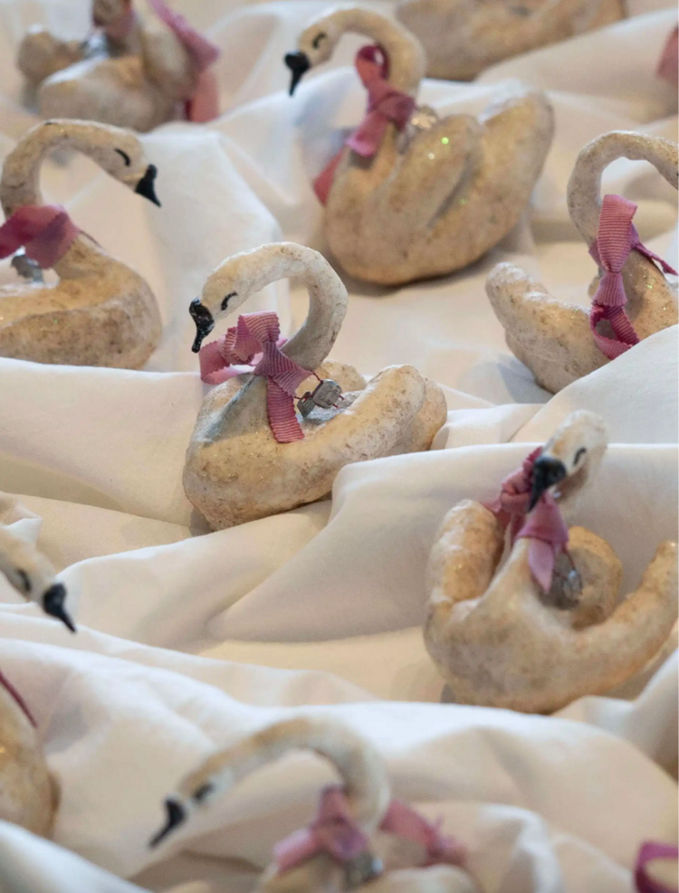 Handmade Swan Ornament