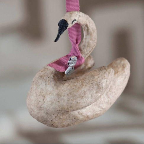 Handmade Swan Ornament