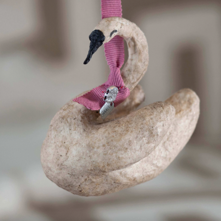 Handmade Swan Ornament
