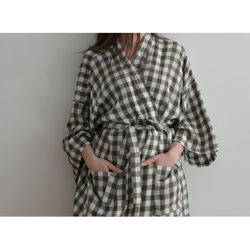 French Linen Robe (multiple colours/patterns)