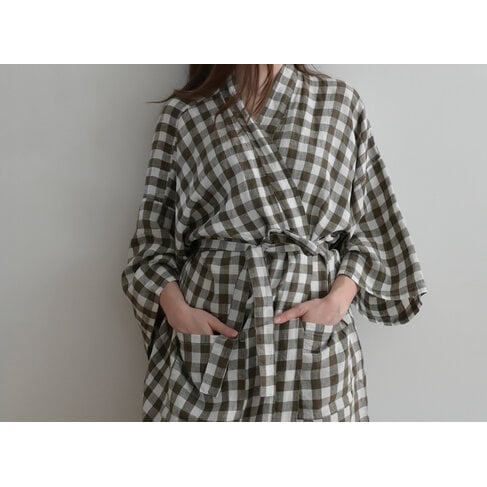 Linge Particulier French Linen Robe (multiple colours/patterns)