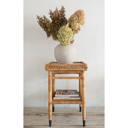 Sarah Rattan Side Table or Nightstand