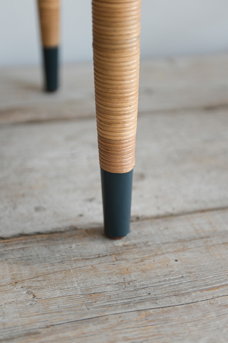 Made Goods Sarah Side Table or Nightstand - Rattan