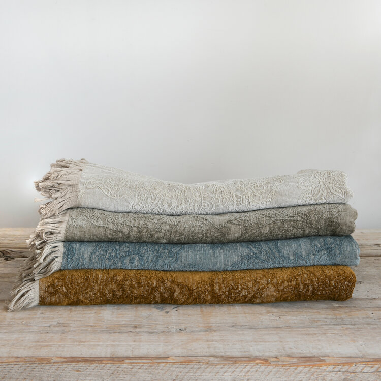 Savery Belgian Throw in Camel