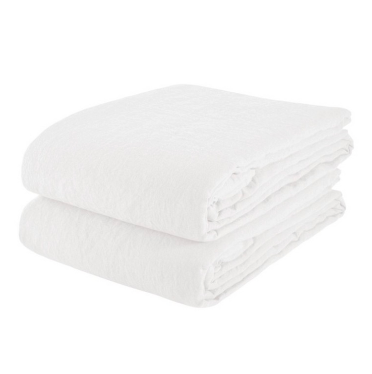 Linge Particulier Off-White French Linen Tablecloth