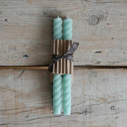 Rope Taper Candles s/2