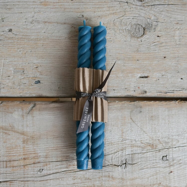 Pair of Rope Taper Candles