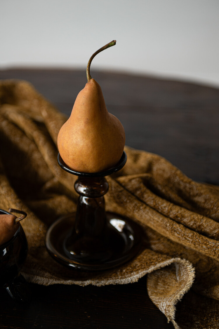 Porta Candele Piccolo Dark Brown