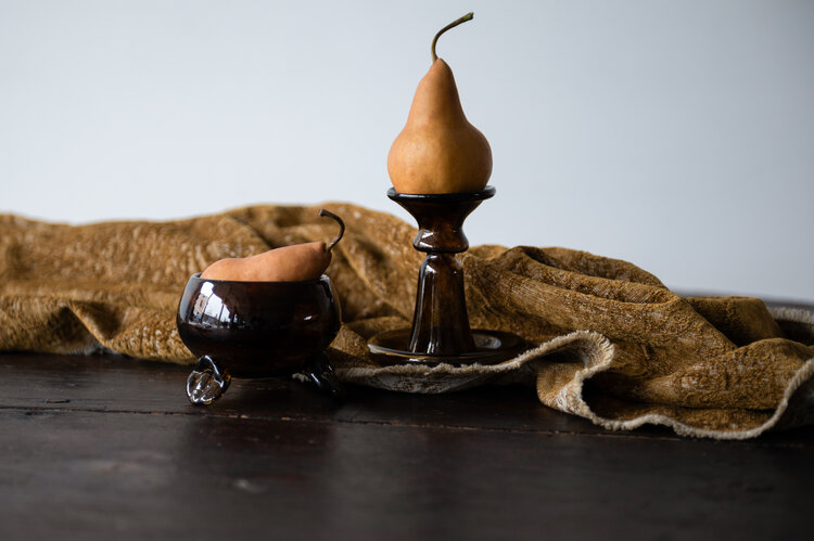 La Soufflerie Bol Avec 3 Pieds Fumé Footed Bowl