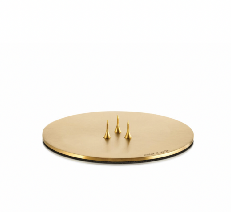 E&E Round Candle Plate