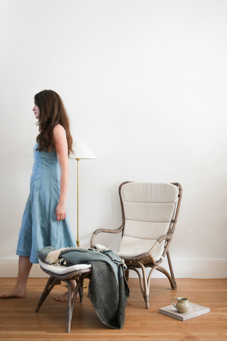 Monet Lounger & Footstool with Cushion