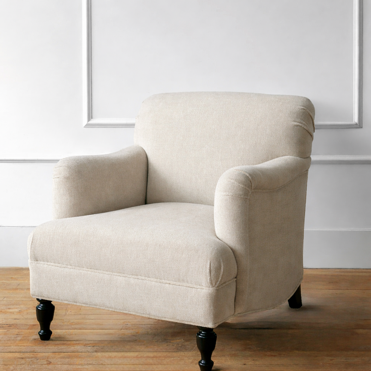 Cotswolds Chair by Gild & Co. in Solid Linen