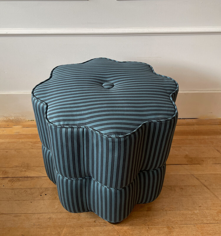 Ella Stool in Burnley Overdye - Evers/Black
