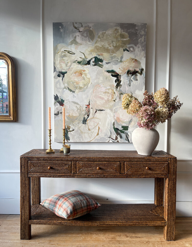 'To Be Fluent In Blooming' original painting