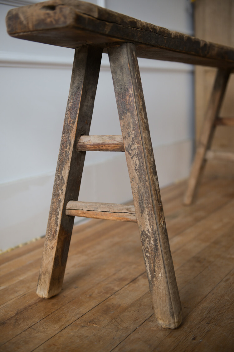 Vintage Simple Village Bench