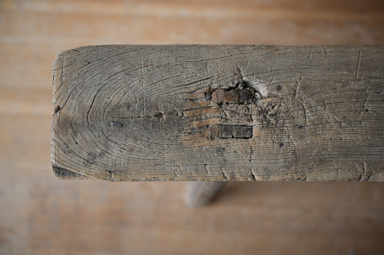 Vintage Simple Village Bench