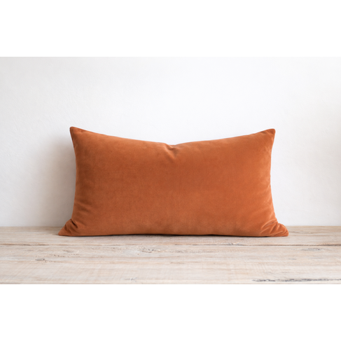 Emile Velvet Pillow in Copper