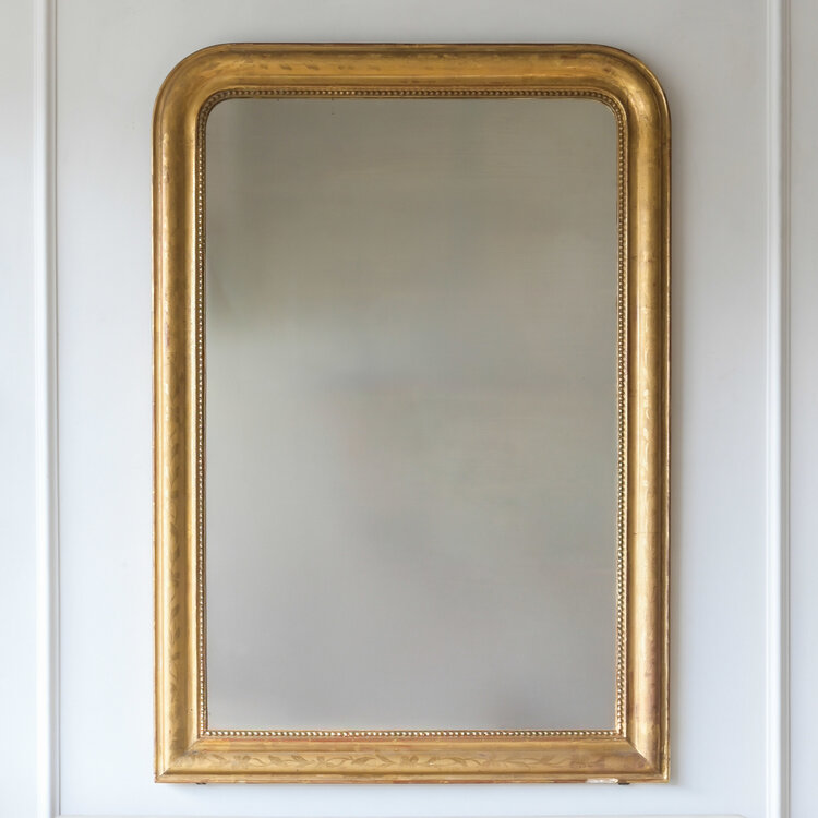 Antique Antique Louis Philippe Mirror 52" x 26"