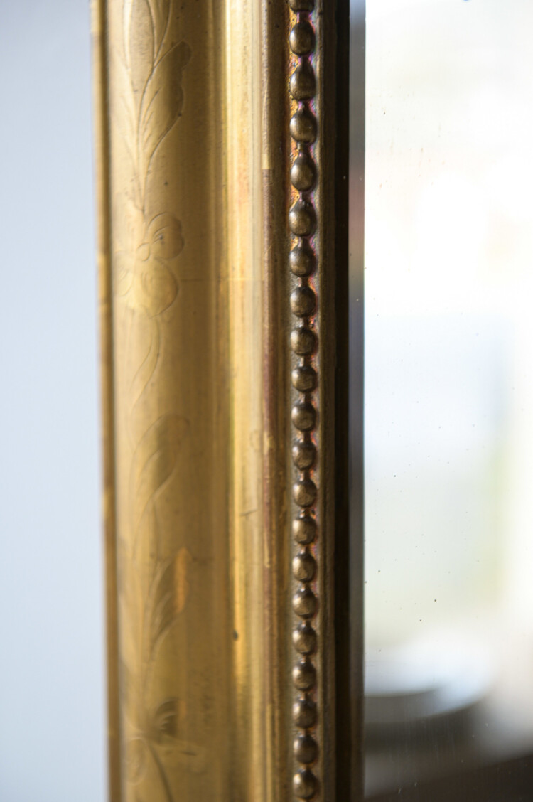 Antique Louis Philippe Mirror 52" x 26"