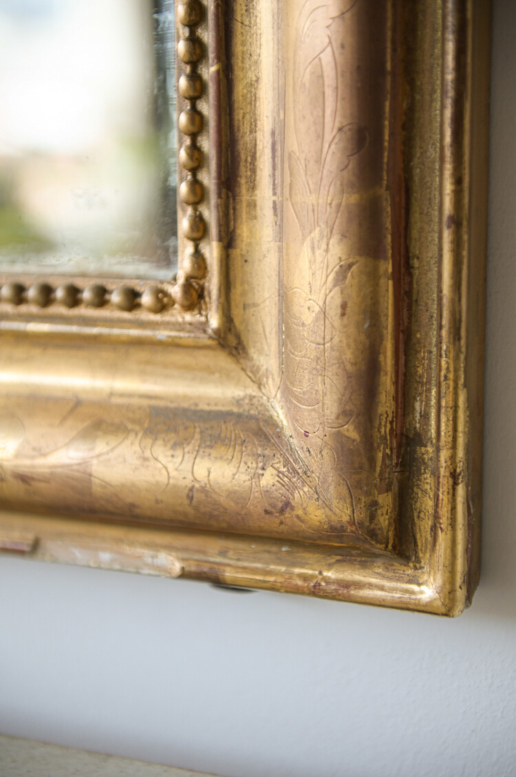 Antique Antique Louis Philippe Mirror 52" x 26"