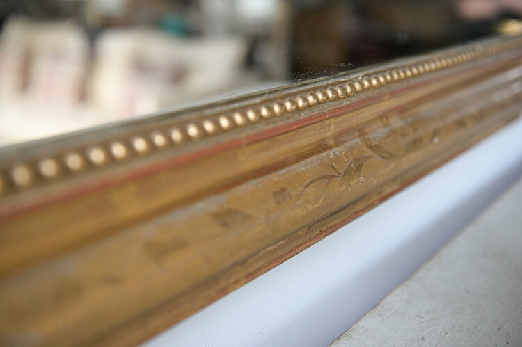 Antique Louis Philippe Mirror 52" x 26"