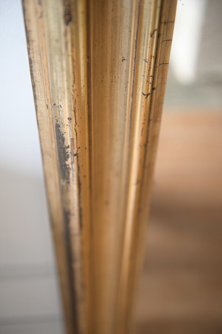 French Antique Rectangular Mirror