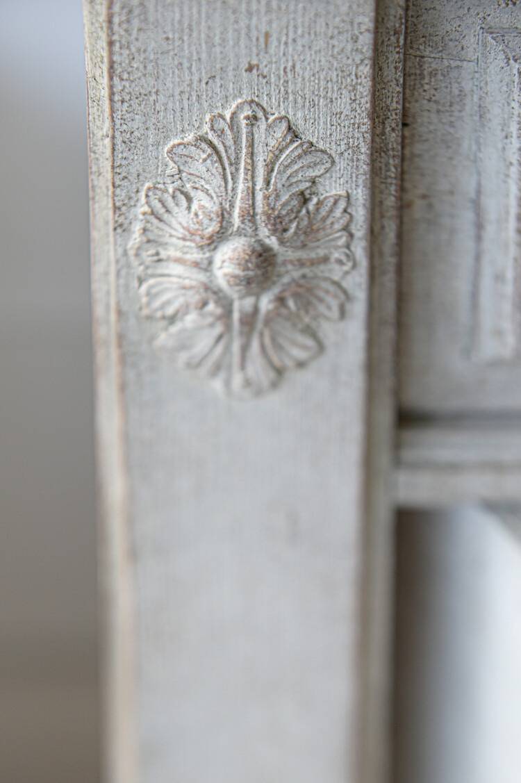Antique Gustavian Soft Grey Sideboard