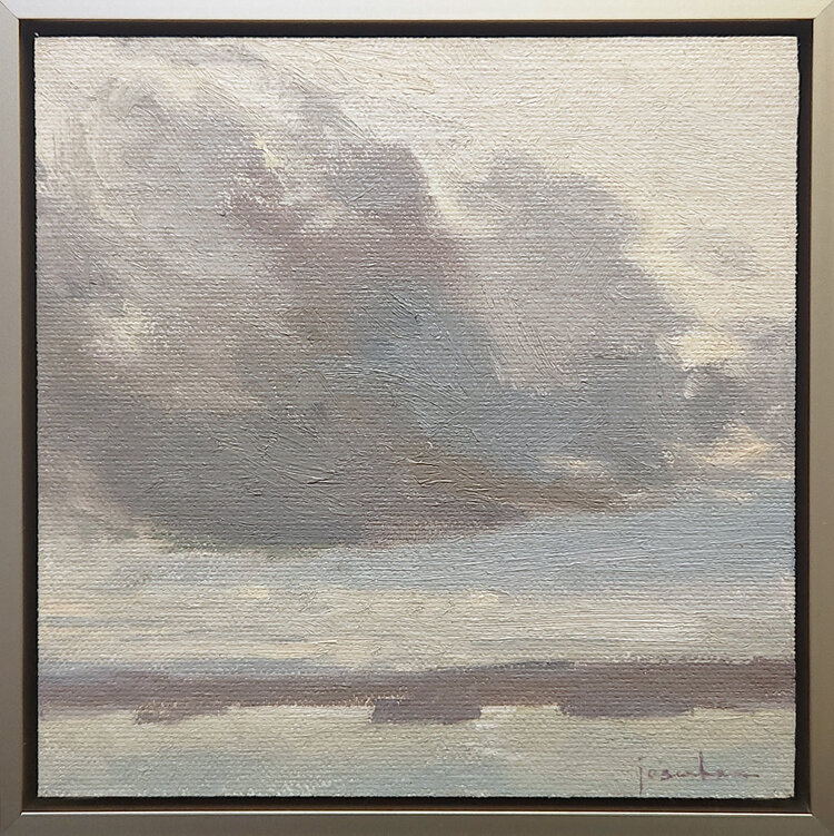 Cloud Over The Inlet, oil painting