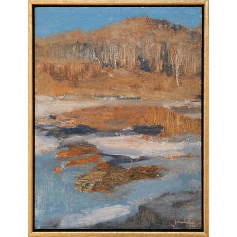 Early Spring In Blue & Gold (SOLD)