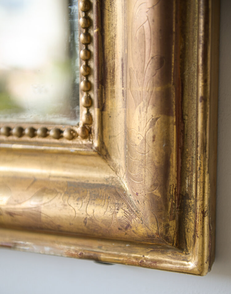 Antique Louis Philippe Mirror 52" x 26"