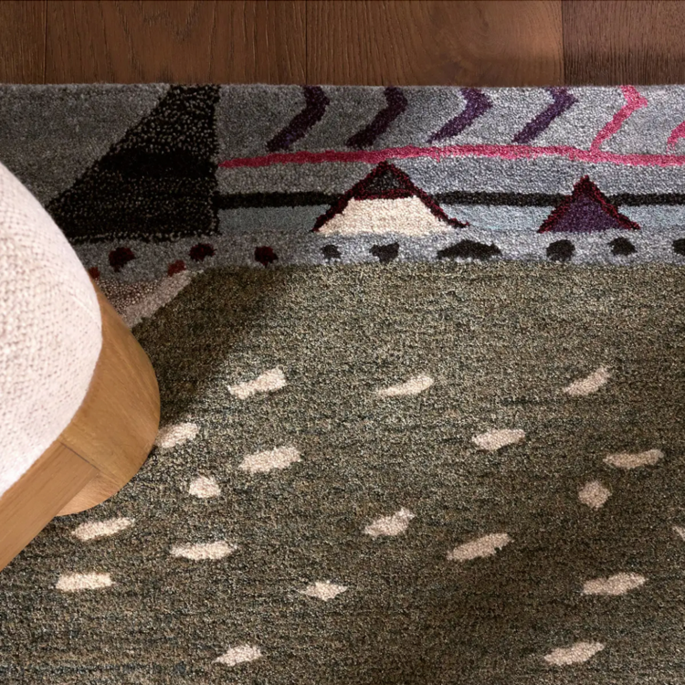 Reflections Hand-Tufted Wool Blend Rug