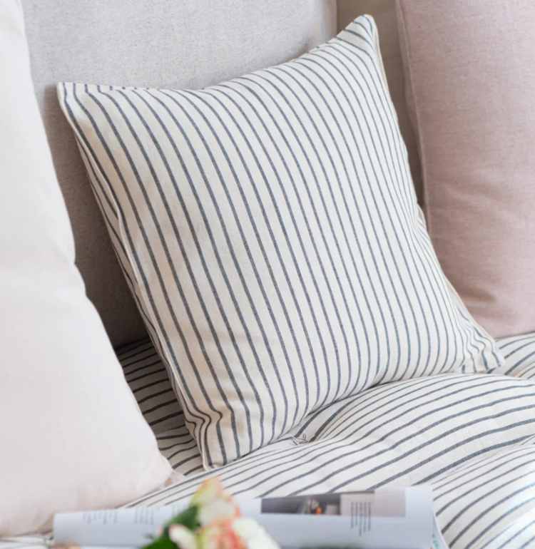 Black & White Stripe Cushion