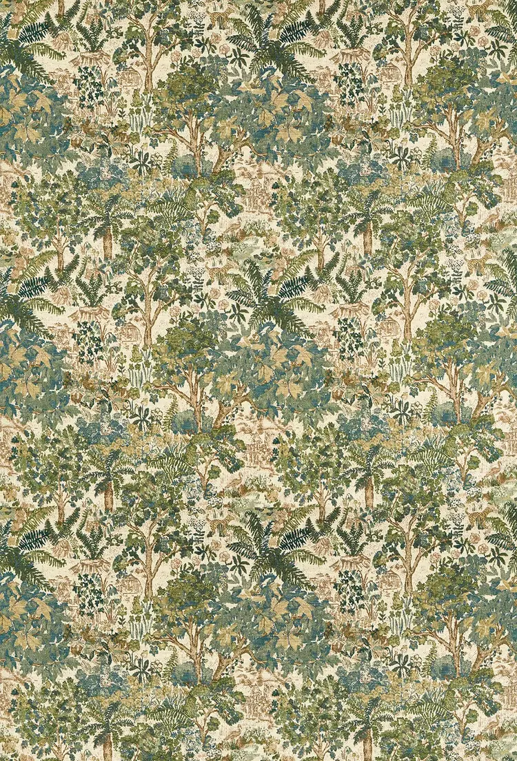 Sanderson Stumpery Tapestry Fern Cushion