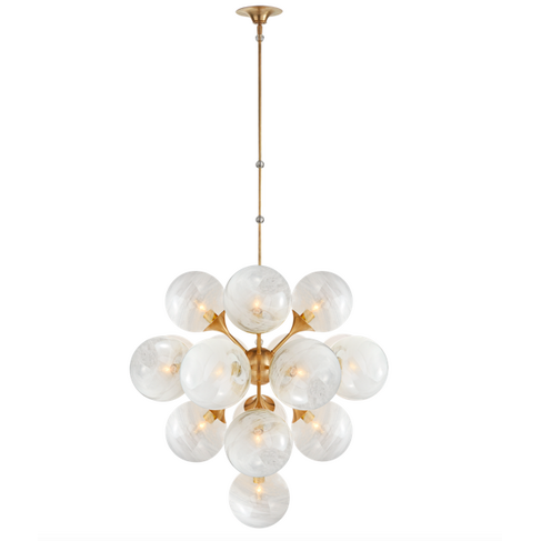 Cristol Tiered chandelier (showroom sample sale)