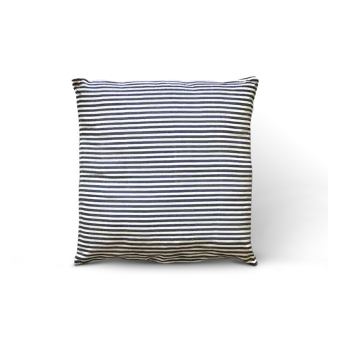 Navy Blue & Ecru Stripe Cushion (coming soon)