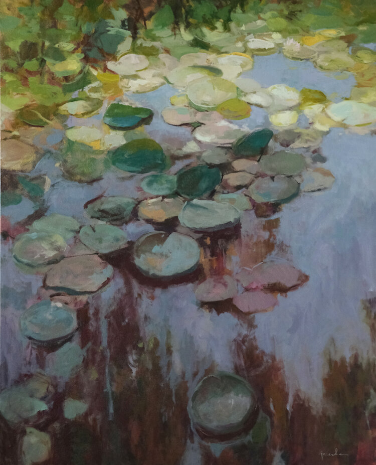 Maria Josenhans 'Lily Oh Lily' painting