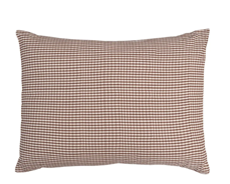 Tensira Brown Gingham Cushion