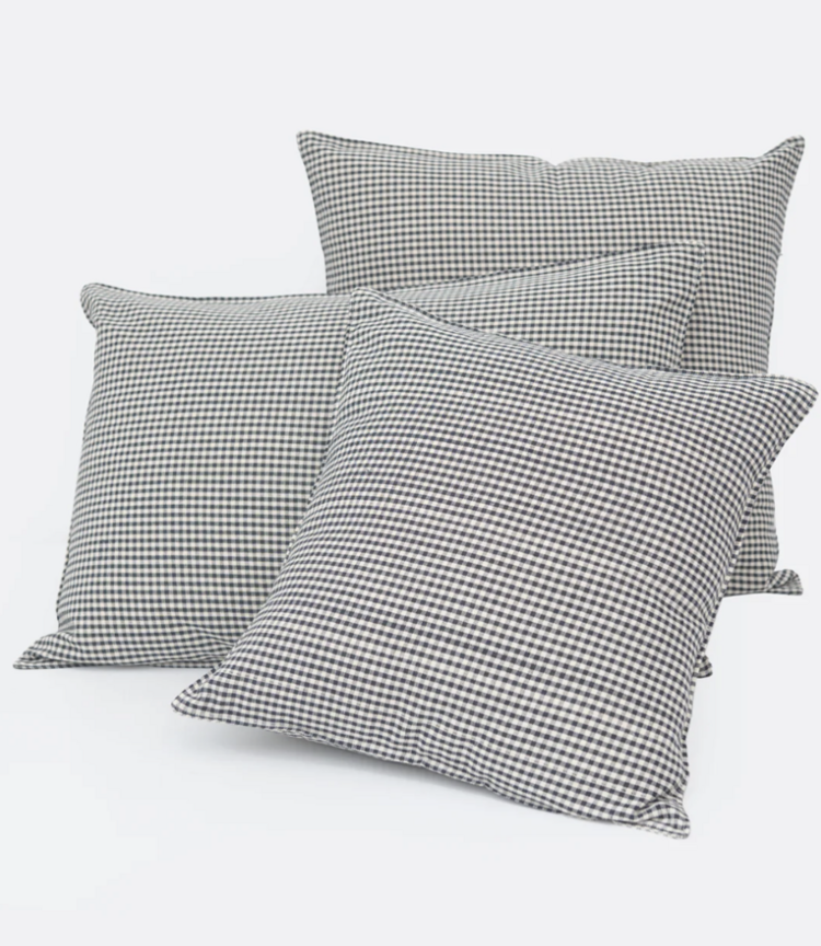 Tensira Black Gingham Cushion