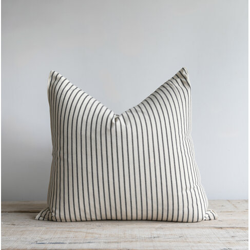 Black & White Stripe Cushion